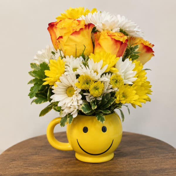 smiley face Flower