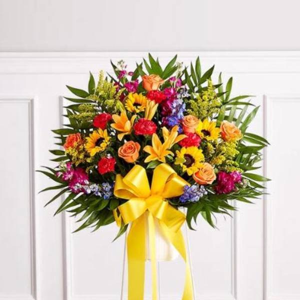 Heartfelt Sympathies color's Standing Basket