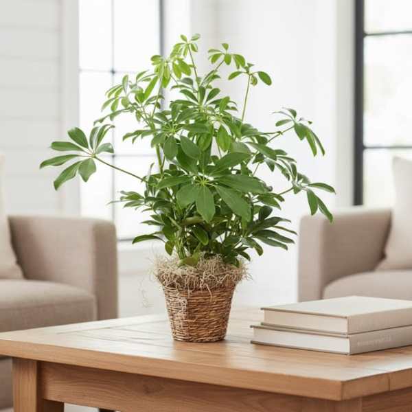 Schefflera Arboricola plant in 6" Grow pot/Containers vary