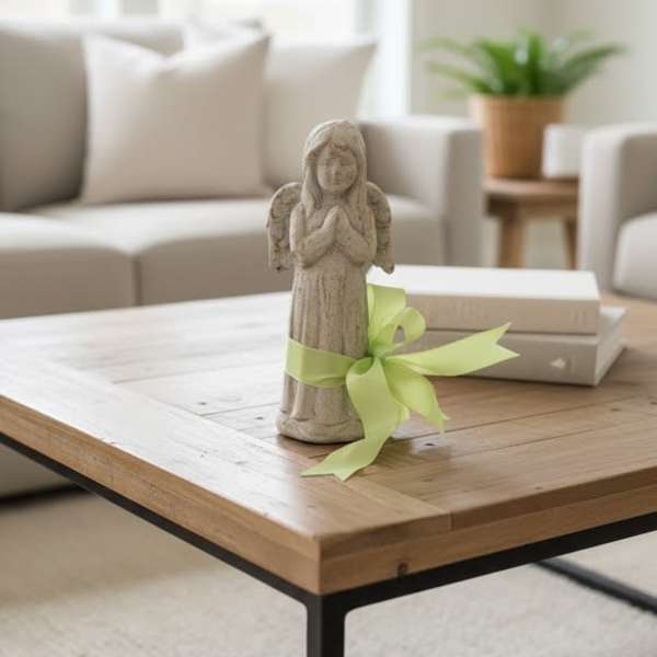 Aged Stone like Praying Angel