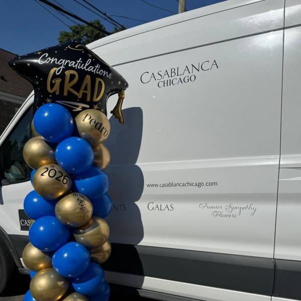 Graduation Balloon Tower