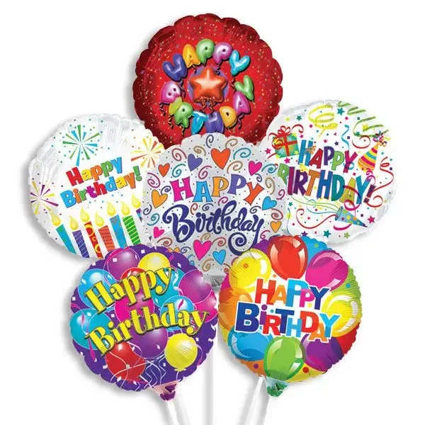 Happy Birthday Air Filled Balloon