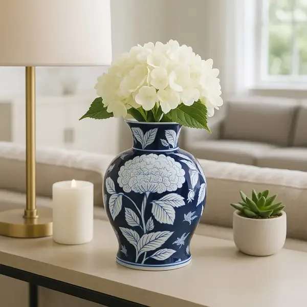 Blue and White Vase
