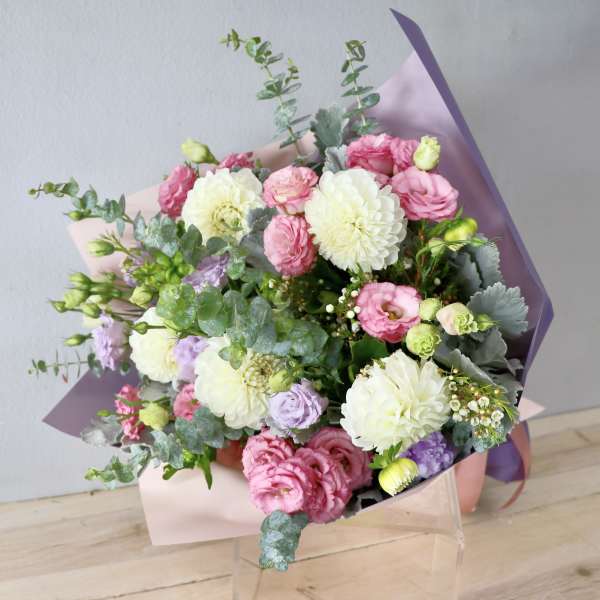 Blush & Bloom Garden Bouquet - Glendale Flowers
