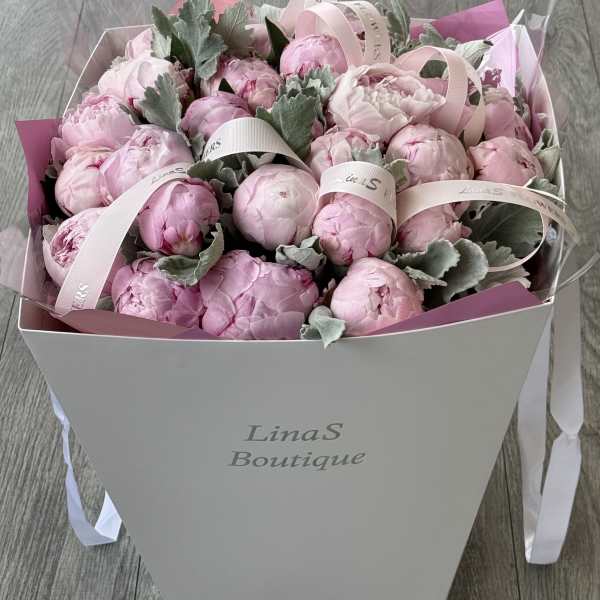Pink peonies
