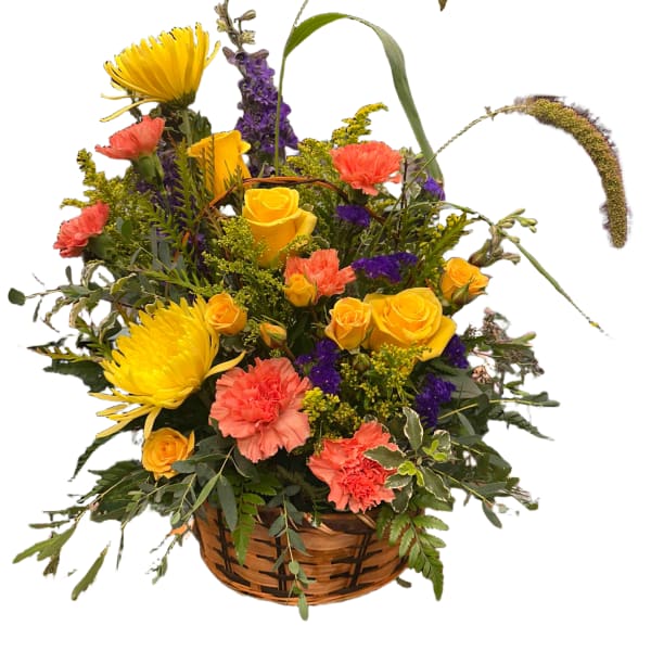 Whimsical Basket Bouquet