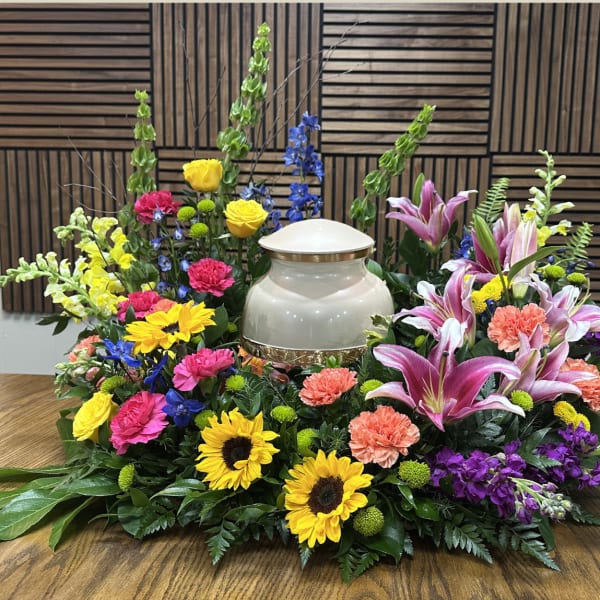 Vibrant Remembrance Wreath