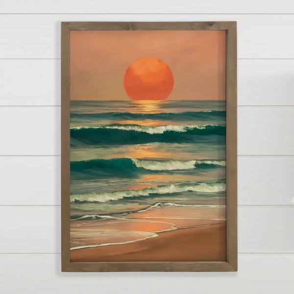 Bronze Beach Sunset