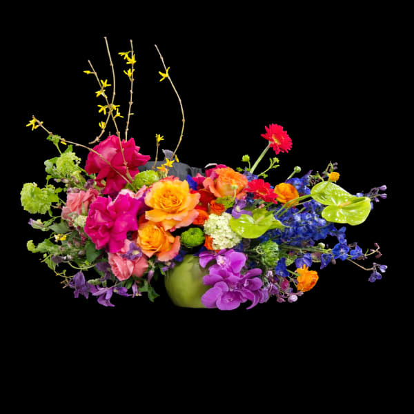 Vivid Garden Glow Floral Arrangement