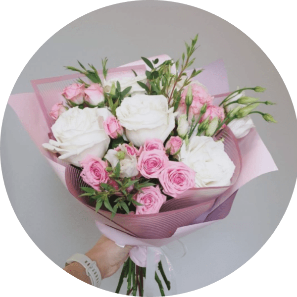 White and Pink Blush