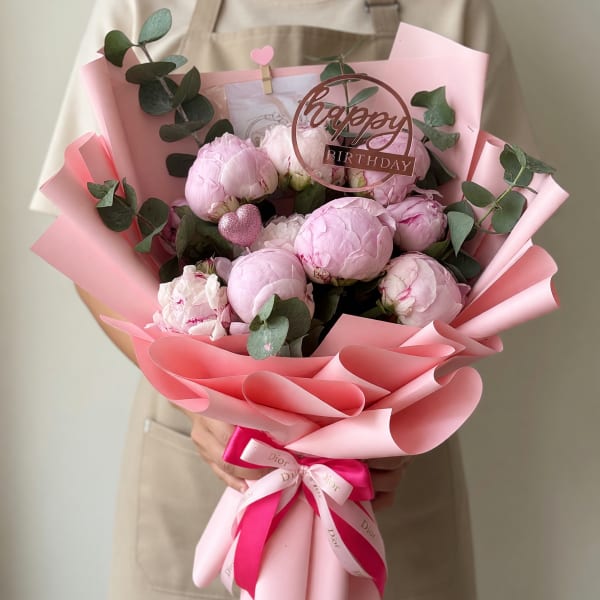 10 Peonies Bouquet