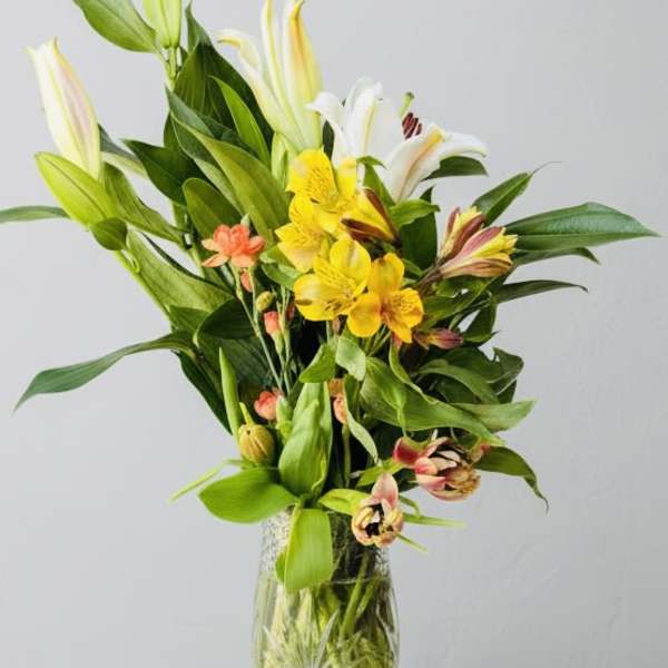 Alstroemerias and Lilies