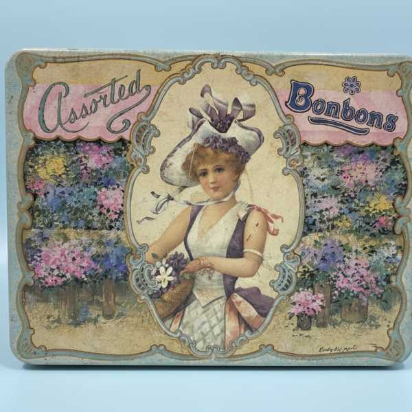 Antique Chocolates tin