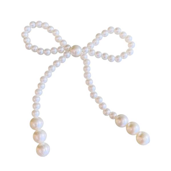 Pearl bow topper