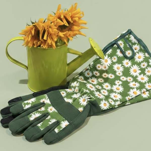 garden gift set w/mini bunch of sunflowers (*not shown)
