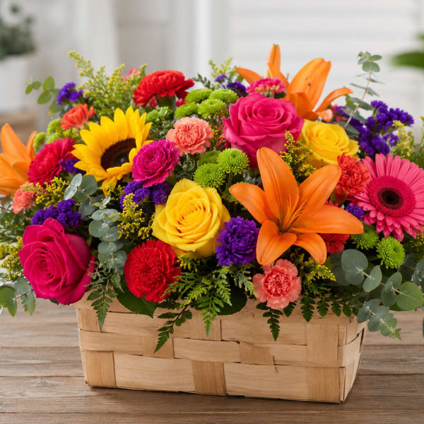 The Flower Basket By Petal Perfection