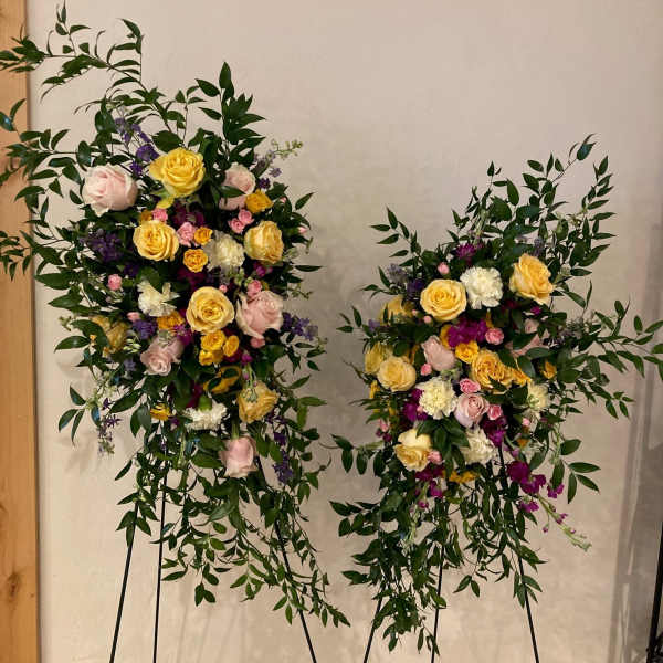 *Special Order* Sympathy standing spray pair