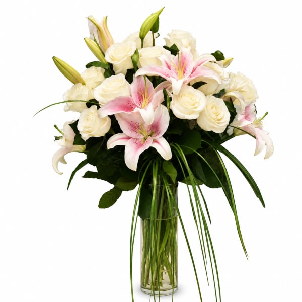 White Roses & Lilies