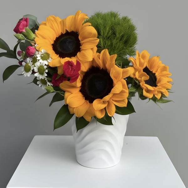 Whimsical Sunflowers