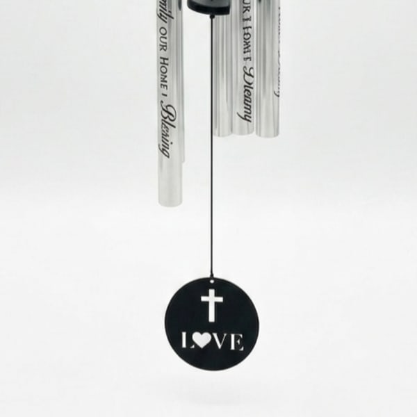 "The Love of Family is Life's Greatest Blessings" Wind Chime
