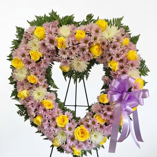 Grateful Heart Sympathy Standing Arrangement