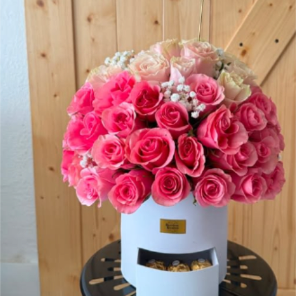 75 Premium Roses & Chocolates Luxury Bouquet