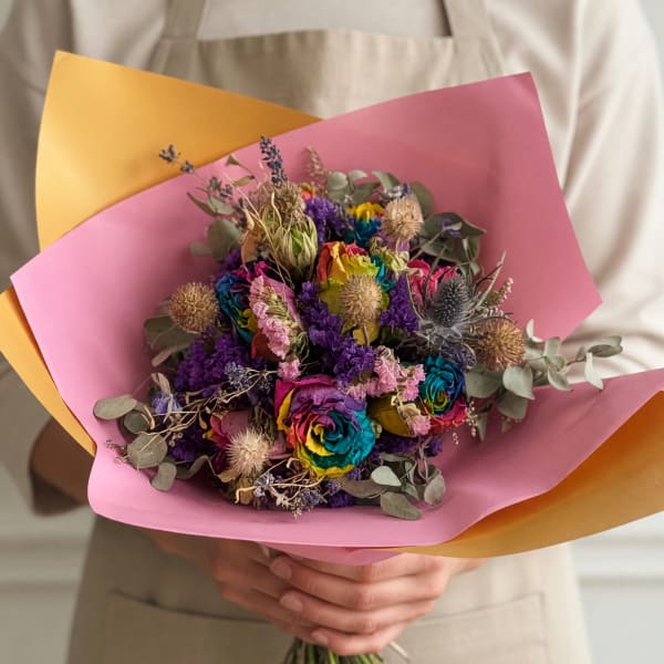 Rainbow Sprinkles Dried Bouquet