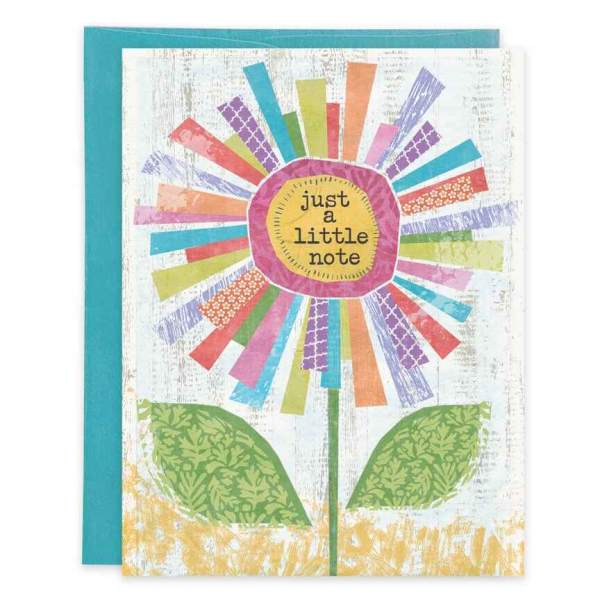 Thinking of You Greeting Card - Big Colorful Daisy