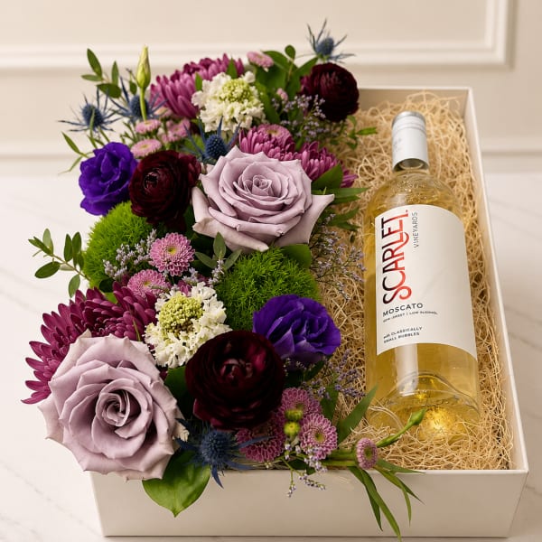 Lavender Luxe Floral & Wine Collection | Moscato