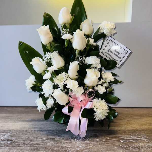FUNERAL ARRANGEMENT AT BASE