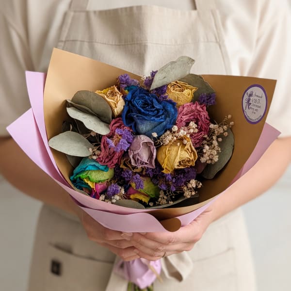 Tie Dye Ain't Gonna Lie Dried Bouquet