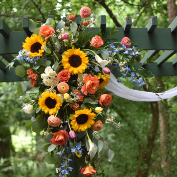 Custom Ceremony Arch Flower Arrangement