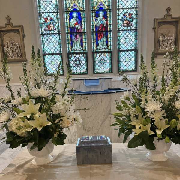 Matching sympathy arrangements in white