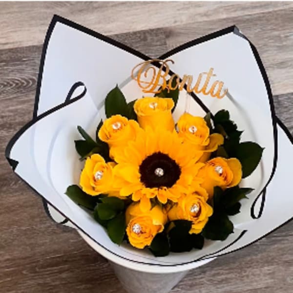 beautiful yellow bouquet