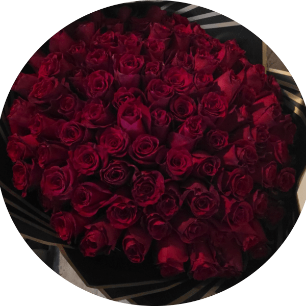 100Red Roses