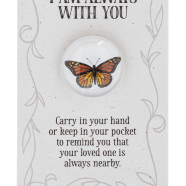 Add-on; GANZ - "I am Always With You" Butterfly Pocket Token