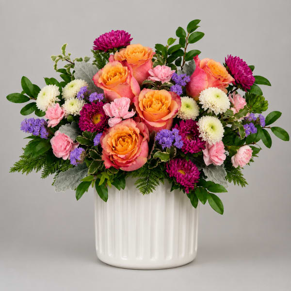 Blooming Iridescent Arrangement