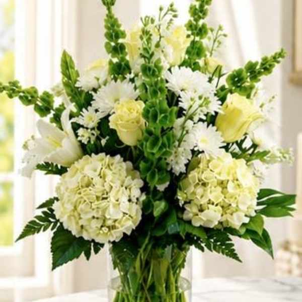 White Expressions Vase Arrangement