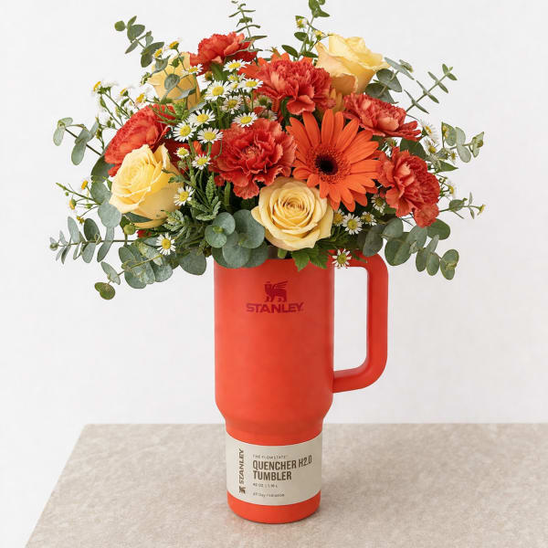 Sunset Stanley Floral Arrangement