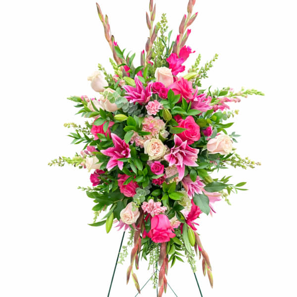 Blushing Garden Standing Spray