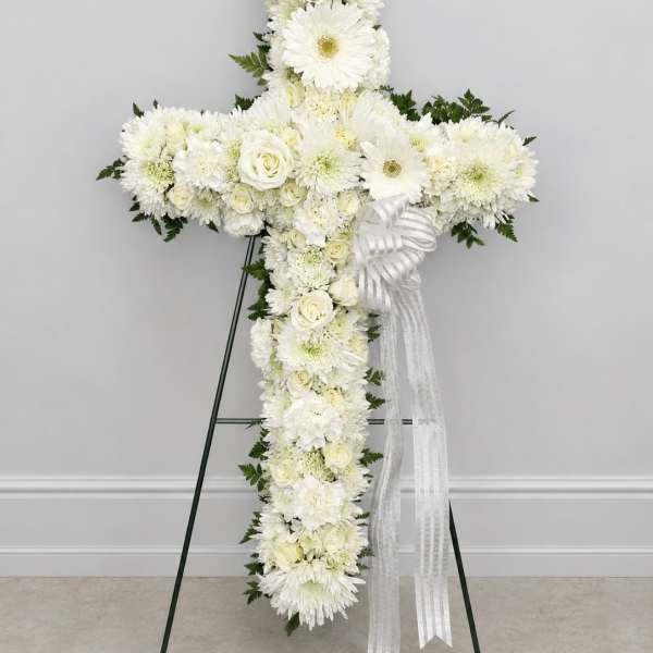 Sympathy Cross Standing Spray