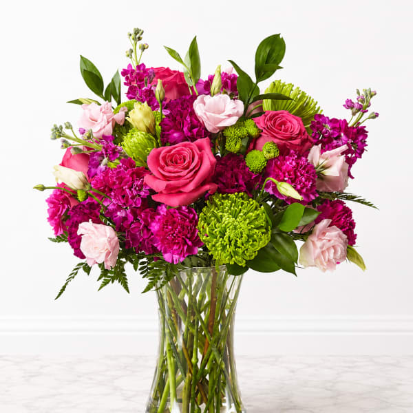 Vivid Burst of Pinks