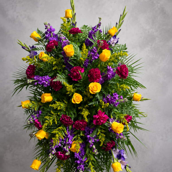 Purple and Yellow easel