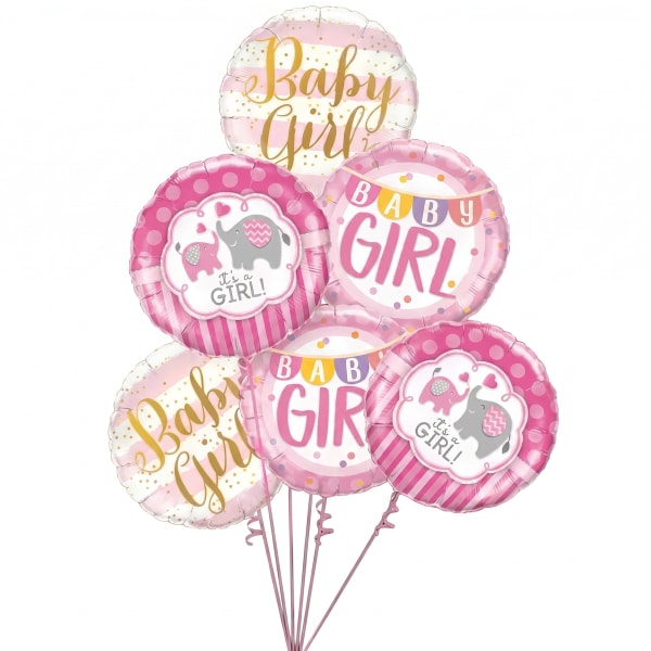 It's A Girl Balloon Bouquet