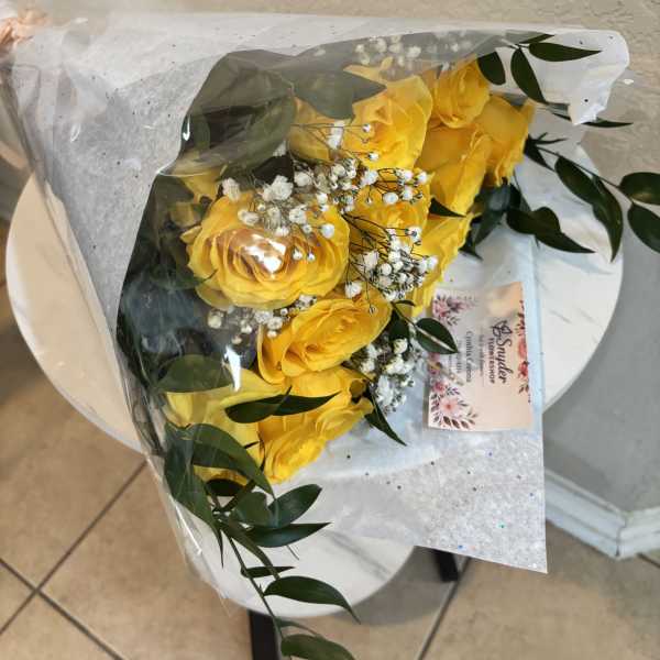 Yellow Rose Bouquet | Same-Day Flower Delivery San Antonio