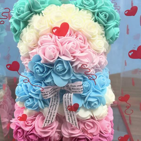 Pastel Petals Bear
