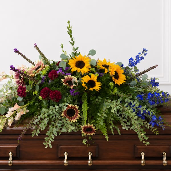 Resting in Grace Casket Spray