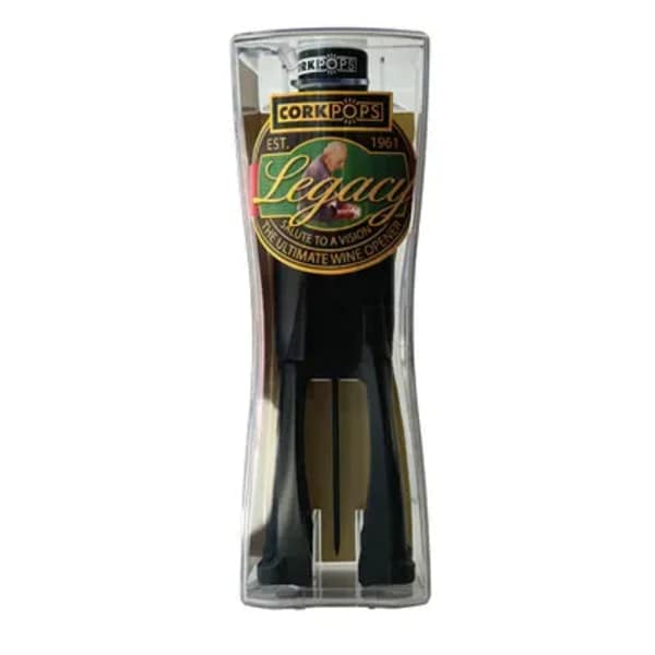 Add-on; Cork Pops Legacy Wine Opener - Black