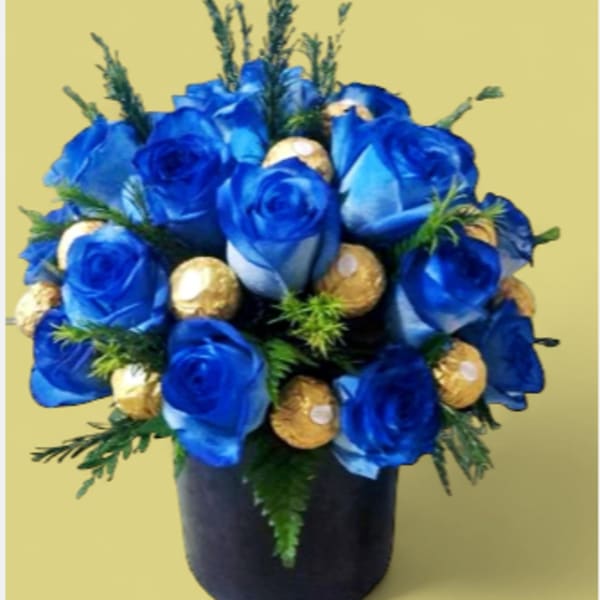 Royal Blue Centerpiece
