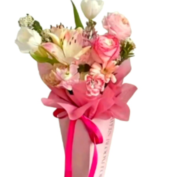 Blush Poetry Cone